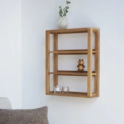 Akeru II væghylde 3H, FSC-certificeret egetræ