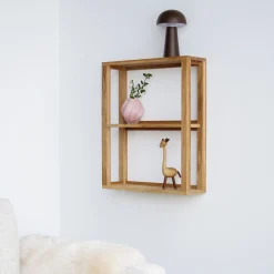 Akeru II væghylde 2H, FSC-certificeret egetræ