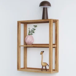 Akeru II væghylde 2H, FSC-certificeret egetræ