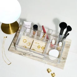 Akryl organizer med skuffe