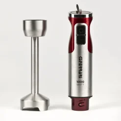 Antelao stavblender sølv/rød