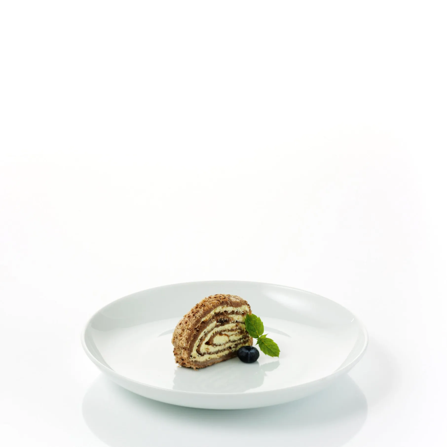 Atelier desserttallerken super hvid