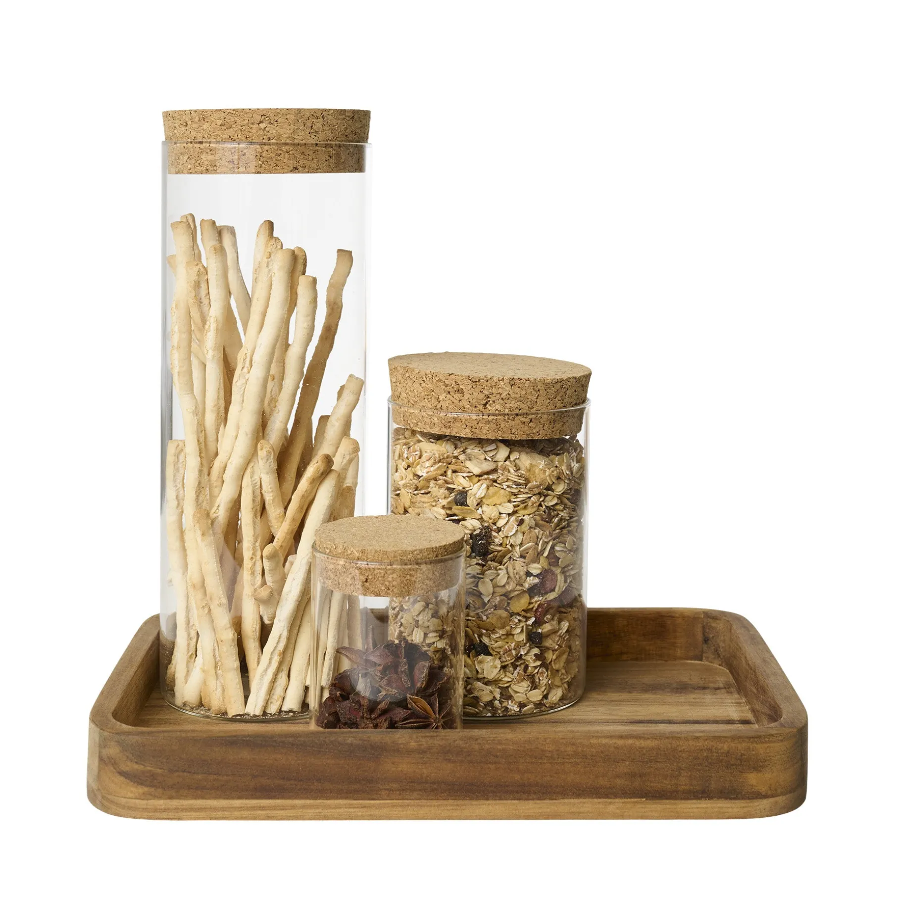 Auri akacie bakke u. håndtag