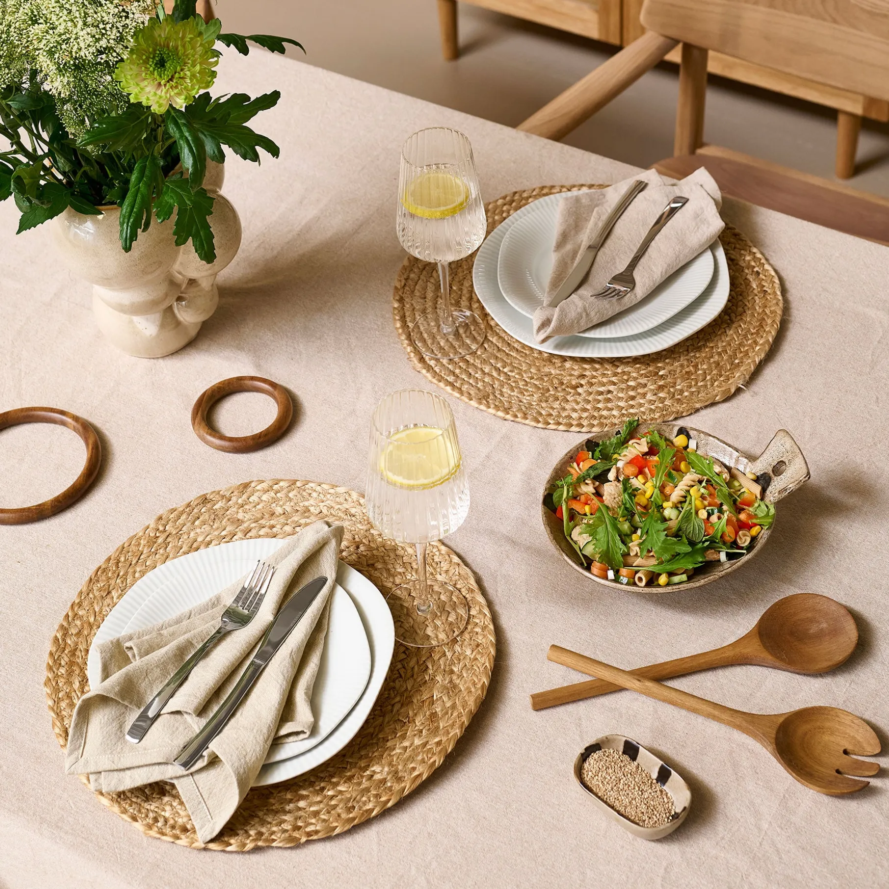 Auri Akacie Salatbestik