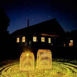 Beehive solcellelampe H25 cm