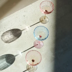 Candy Blue Champagneskål