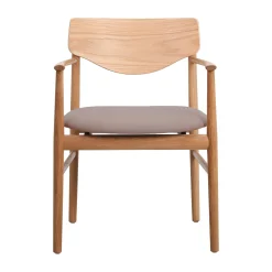 Celeste spisebordsstol m. armlæn - Stof