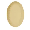 Confetti fad oval mustard