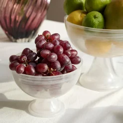 Cotton Candy skål på fod Ø13 cm