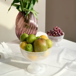 Cotton Candy skål på fod Ø20 cm