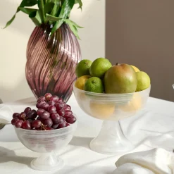 Cotton Candy skål på fod Ø20 cm