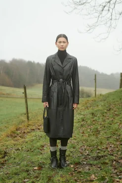 CRCami skind trenchcoat