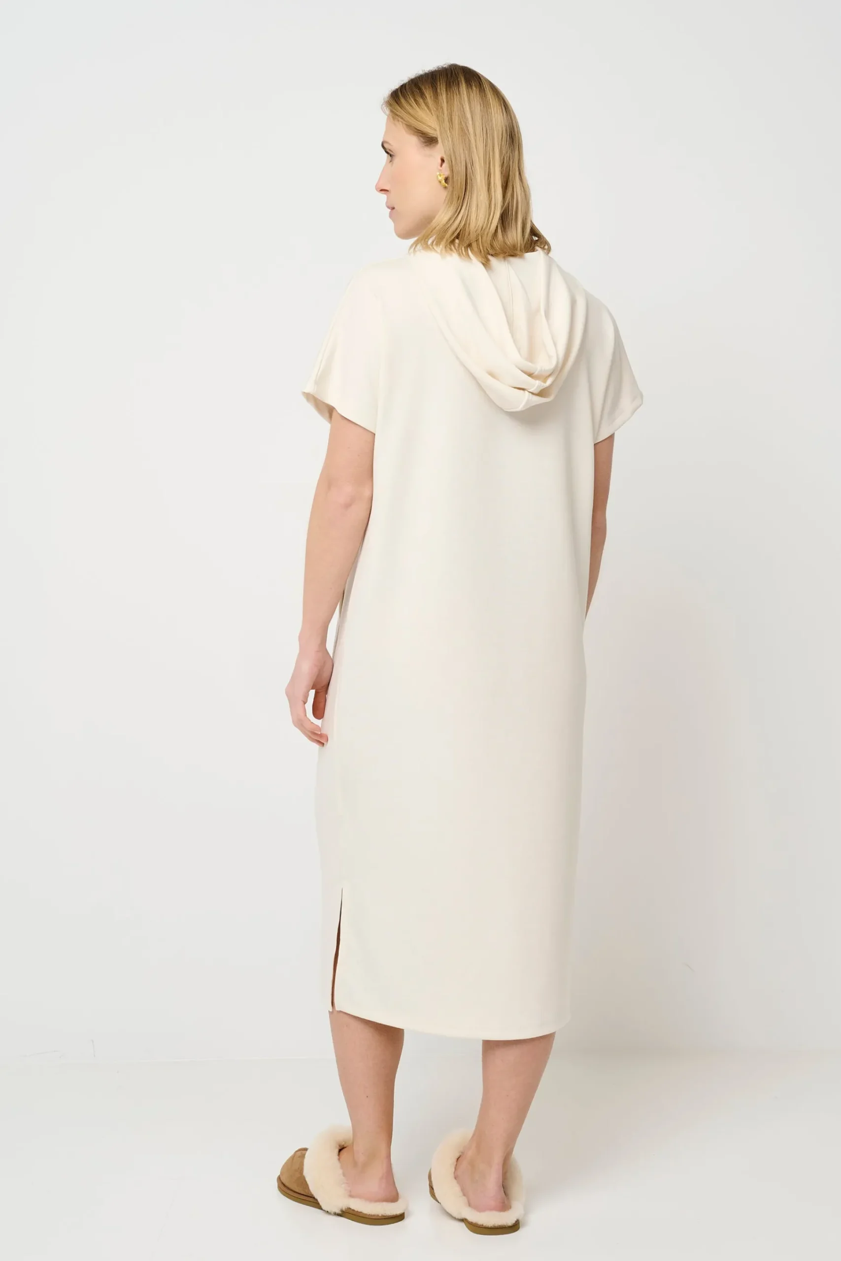 CRHallie hoodie kjole i modal