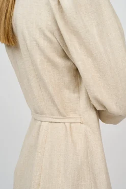 CRNatalie Slå-Om Hør Kjole