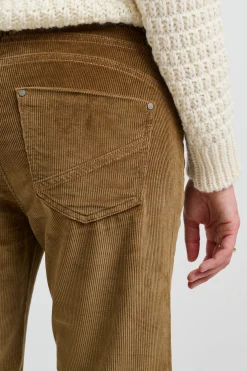 CRVolume wide jeans i fløjl