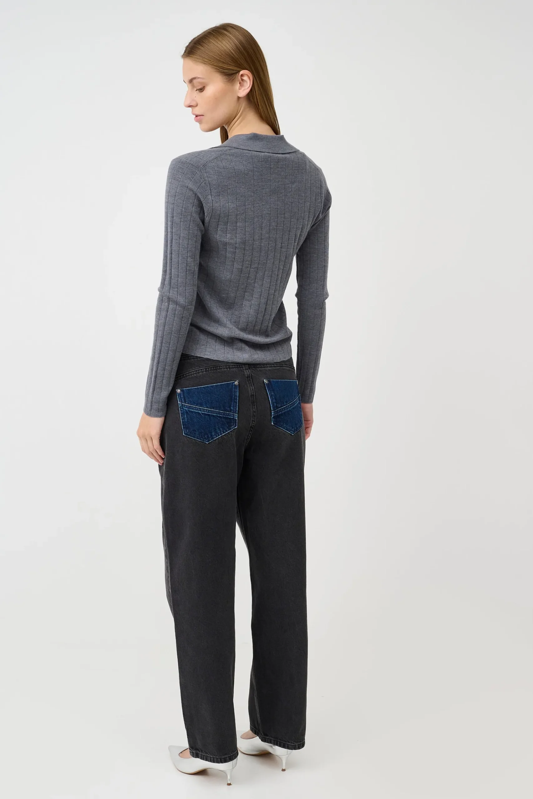 CRWendy Asymmetrisk Jeans