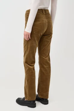 CRYolanda straight jeans i fløjl