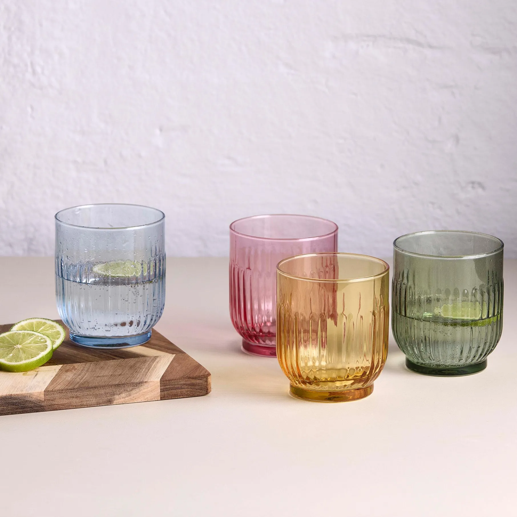 Drikkeglas 4 stk mix