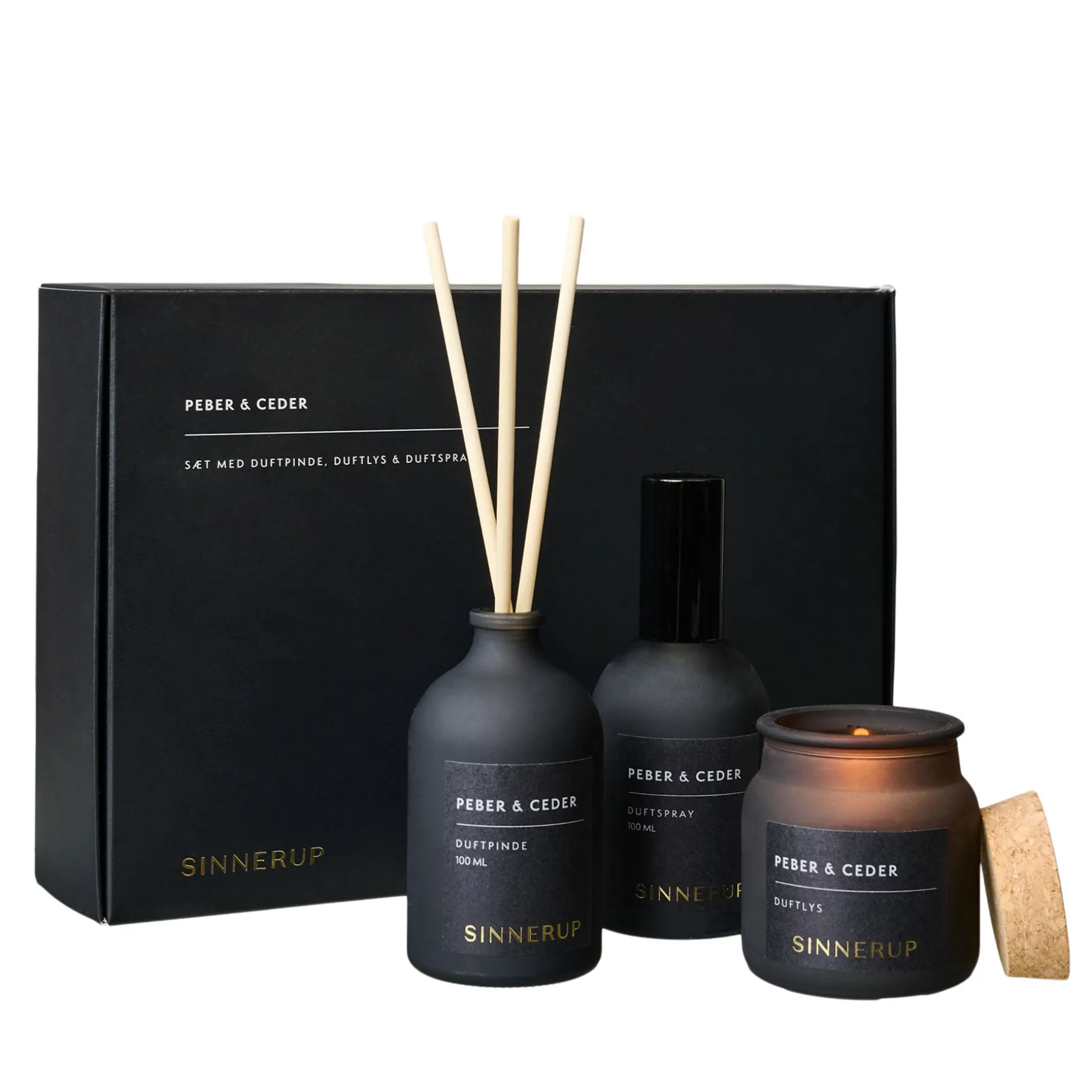 Duftsæt Sort Mist Peber/Ceder