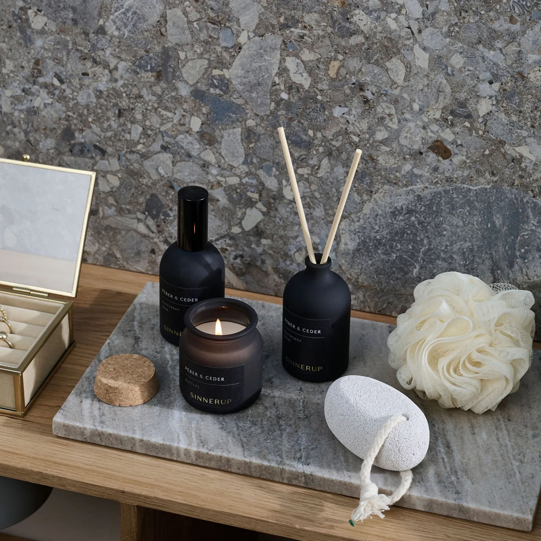 Duftsæt Sort Mist Peber/Ceder