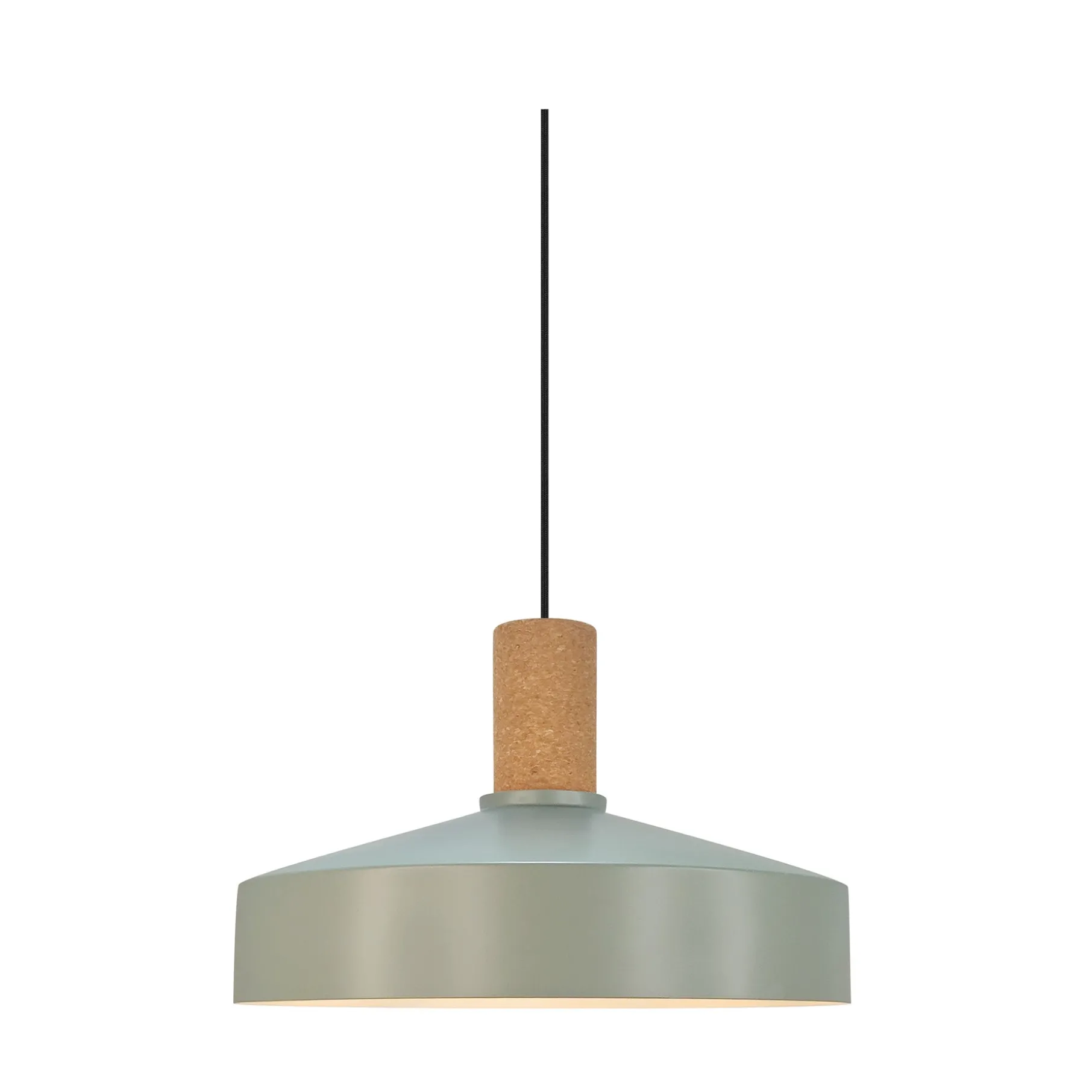Elvas pendel kork støvet grøn