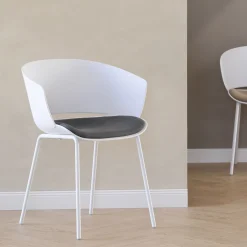 Florence spisebordsstol hvid
