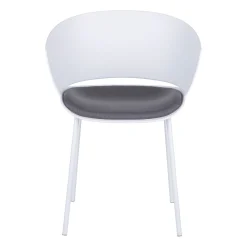 Florence spisebordsstol hvid
