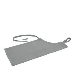 Forklæde 95x80 cm Lys grå