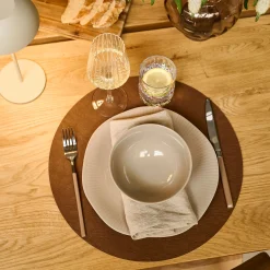 Glasgow vendbar dækkeserviet Ø38 cm