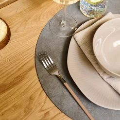 Glasgow vendbar dækkeserviet Ø38 cm