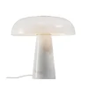 Glossy bordlampe hvid
