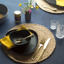 Gourmet sort tallerken