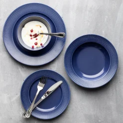 Groovy frokosttallerken Ø21 cm blå stentøj