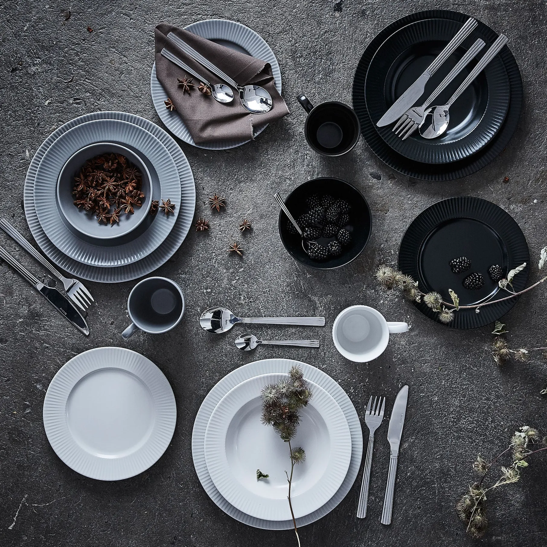 Groovy krus 30 cl grå stentøj