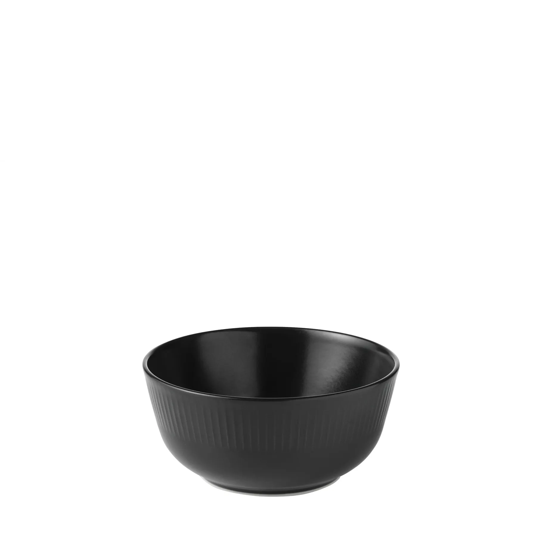 Groovy skål Ø14,5 cm sort stentøj