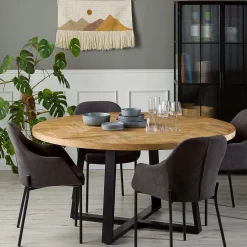 Grow sildebensspisebord, Ø160 cm