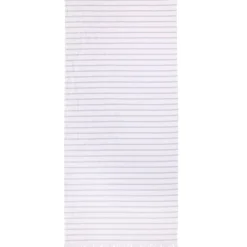 Hammam håndklæde 80x180 cm støvet blå striber