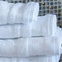 Håndklæde 2 stk 50x100 cm hvid