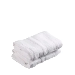 Håndklæde 2 stk 40x60 cm hvid