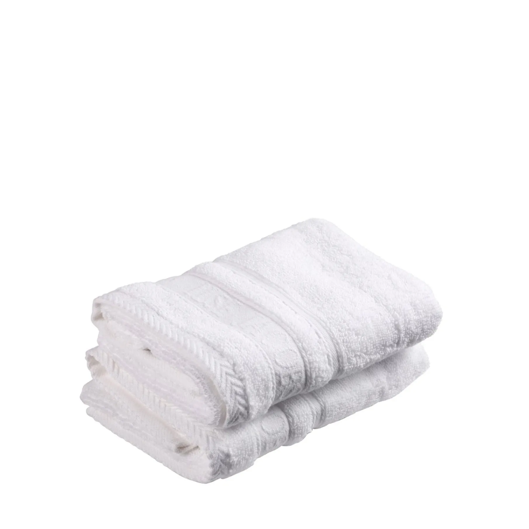 Håndklæde 2 stk 40x60 cm hvid