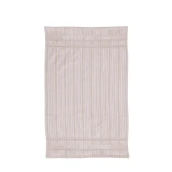Håndklæde 2 stk 40x60 cm sand/beige striber