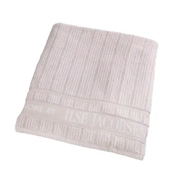 Håndklæde 70x140 cm sand/beige striber