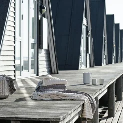 Inu håndklæde 70x140 cm soft grey