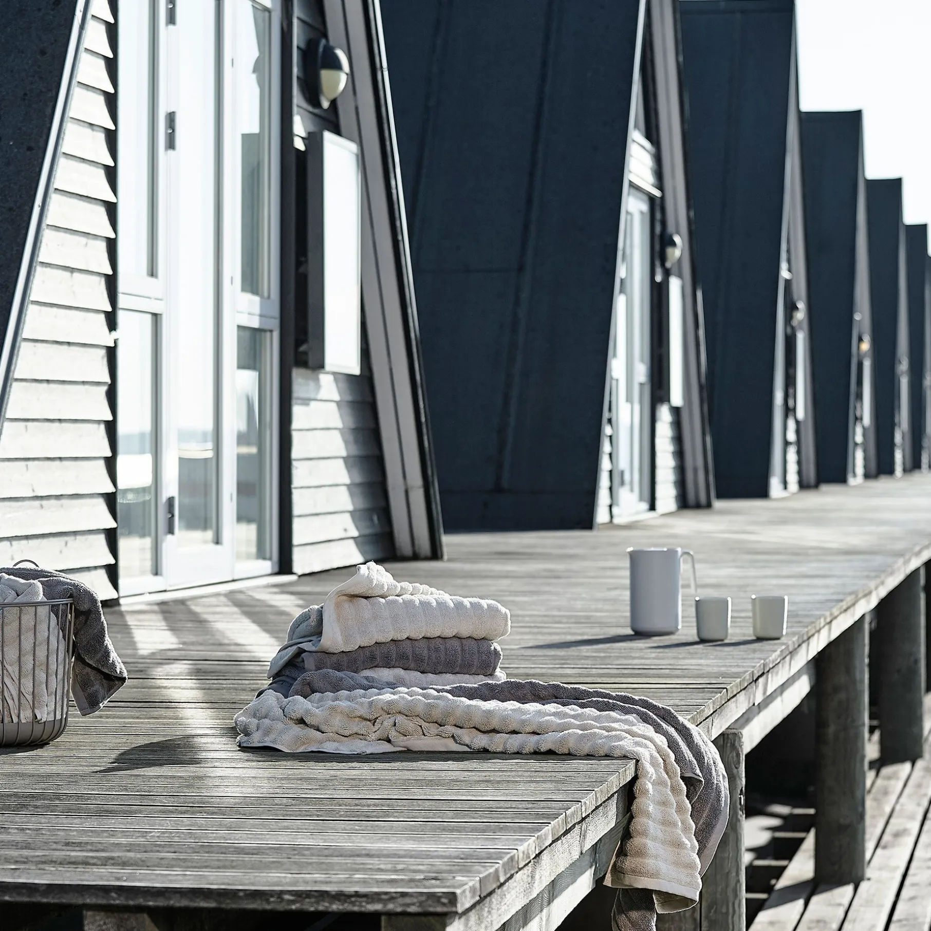 Inu håndklæde 70x140 cm taupe