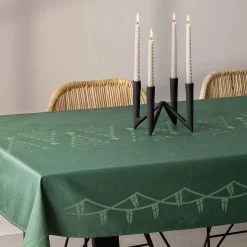 Jacquard Juledug 140x320 grøn