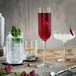 Jazz vandglas/whiskyglas 4 stk