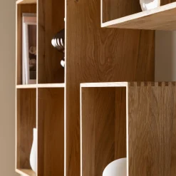 Keeper II reolmodul, FSC-certificeret egetræ 1K D30 cm