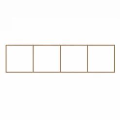 Keeper II reolmodul, FSC-certificeret egetræ 4H D30 cm