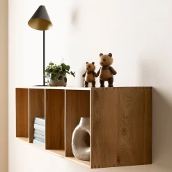 Keeper II reolmodul, FSC-certificeret egetræ 4H D30 cm