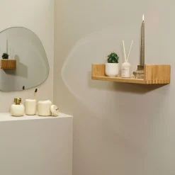 Keeper II U hylde olieret FSC-certificeret egetræ L50 cm